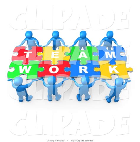 free clipart people working together.